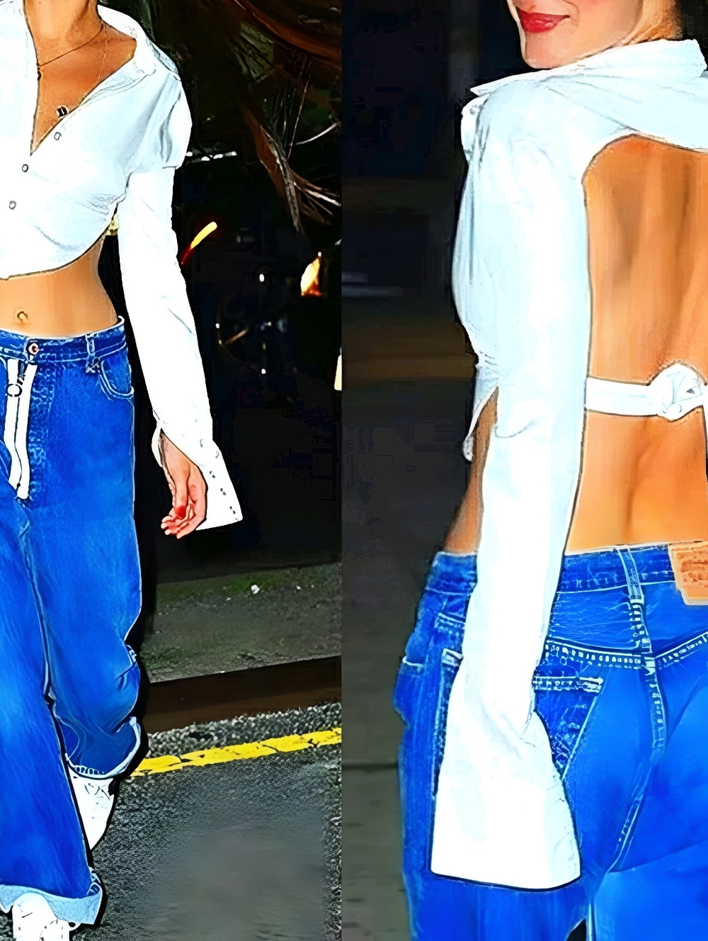 💋CROP TOP BACKLESS LONG SLEEVE!!!